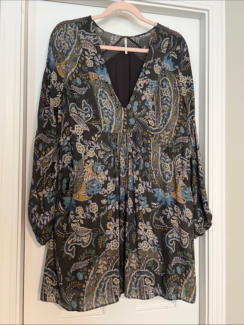 Free People Rain or Shine Mini Dress